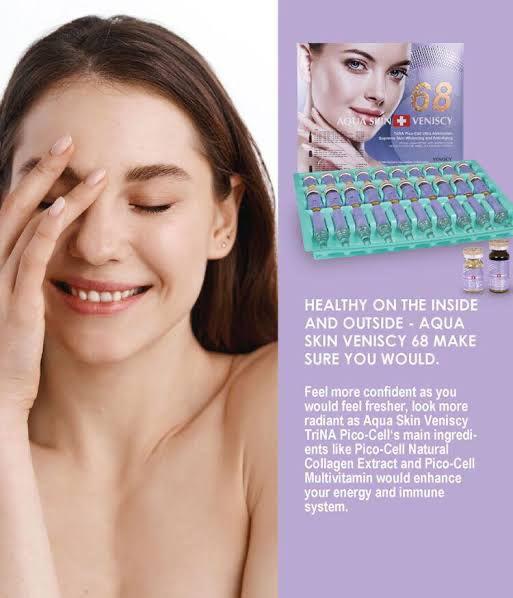 Aqua Skin Veniscy 68 Trina Pico Cell Glutathione Injection - Image 3